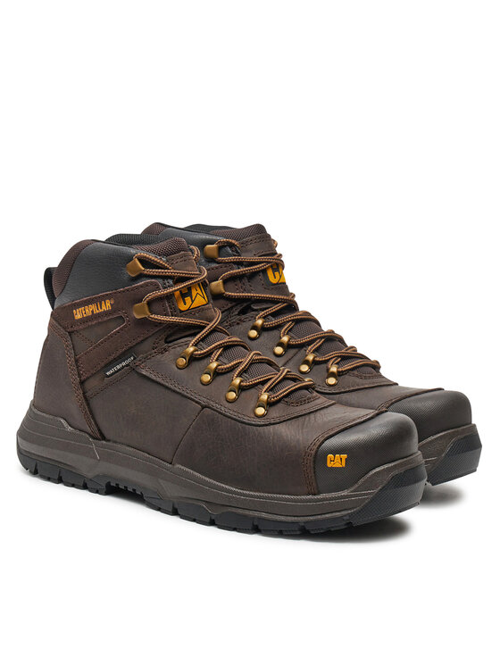 CAT Footwear Outdoorová obuv CAT Footwear Pneumatic 2.0 St S3 Wr Hro Src P725694 Hnedá