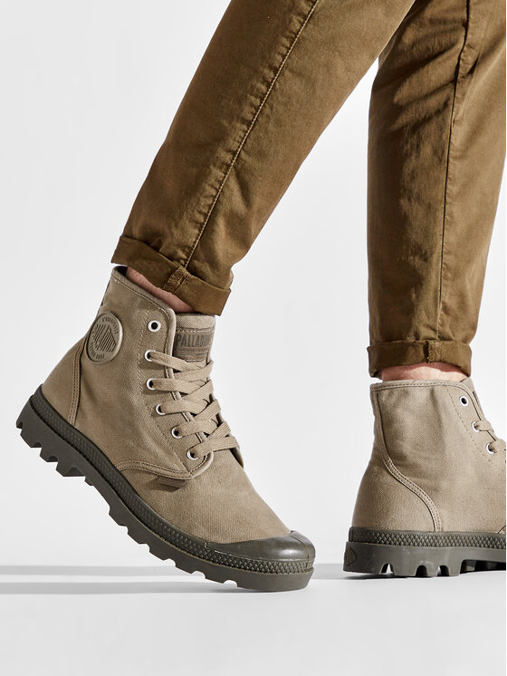 Palladium Outdoorová obuv Palladium Pampa Hi 02352-308-M Zelená