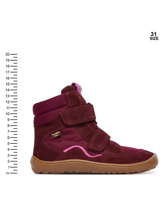 Froddo Чоботи Froddo Barefoot Tex Winter Tl G3160247-6T D Бордовий