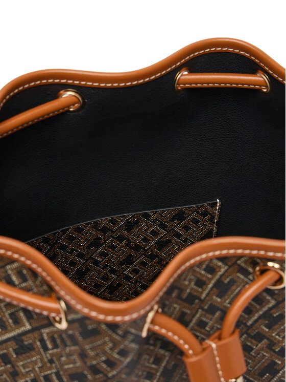 Tommy Hilfiger Bolso Tommy Hilfiger Th Monoplay Bucket Le AW0AW18847 Negro