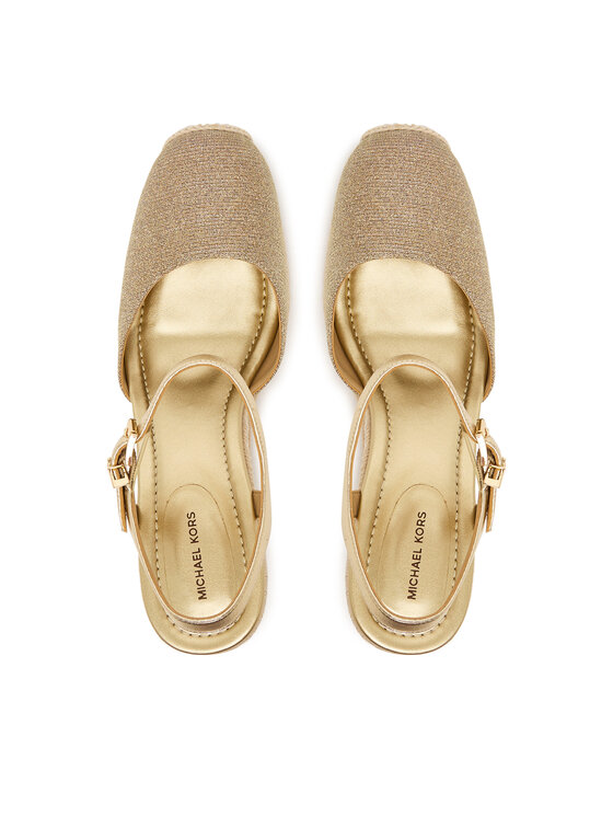 MICHAEL Michael Kors Еспадрильї MICHAEL Michael Kors Kenzie Wedge 40S6KZMS3D Бежевий