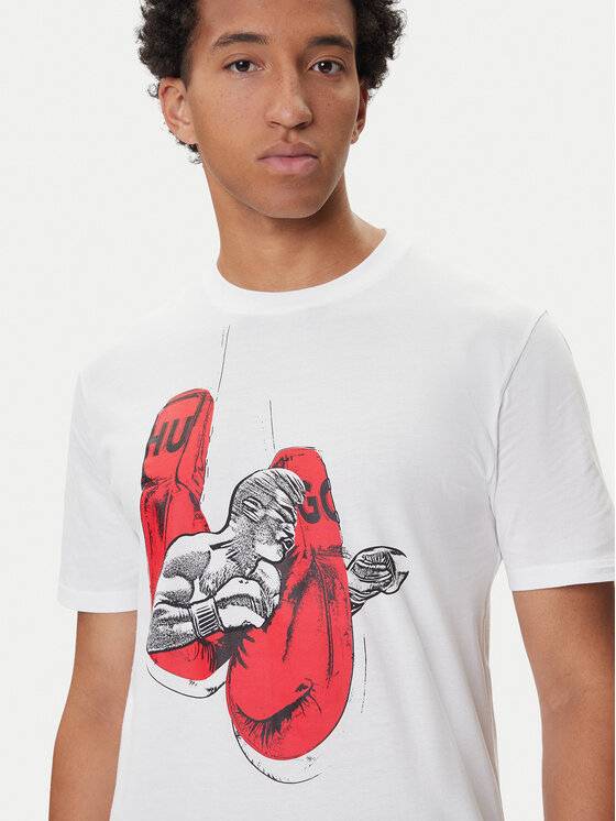 HUGO HUGO Camiseta Diboxer 50542560 Blanco Regular Fit