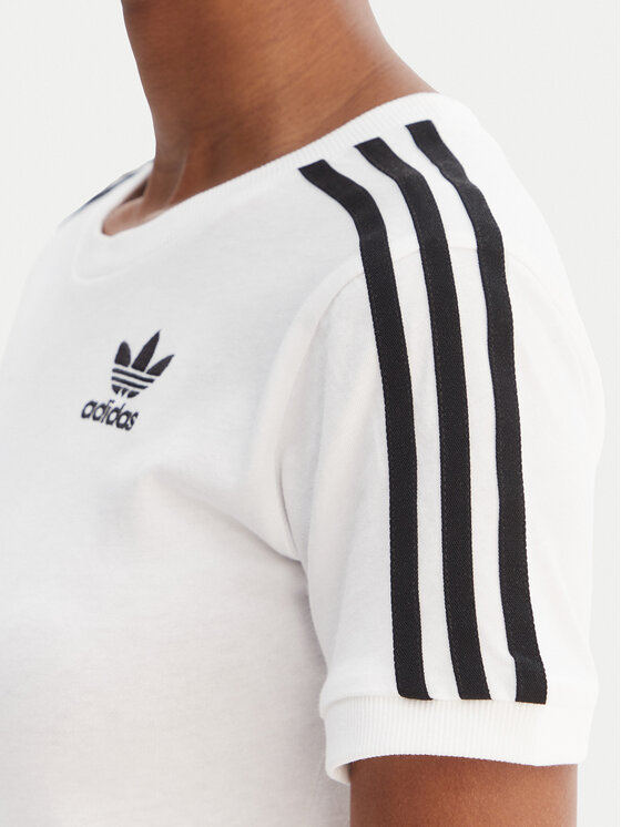 adidas adidas Футболка adicolor Classics 3-Stripes GN2913 Білий Regular Fit