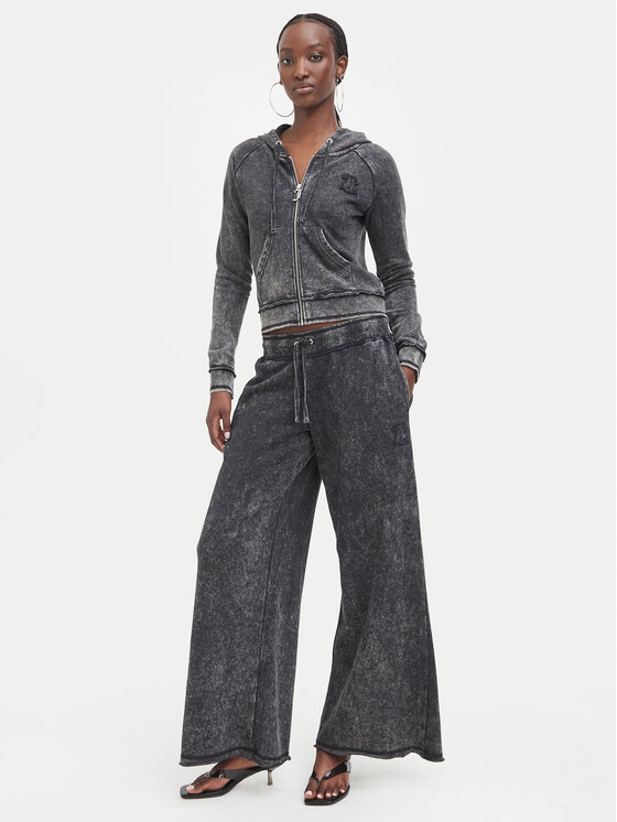 Juicy Couture Juicy Couture Pantaloni da tuta JCWBJ226321 Nero Relaxed Fit