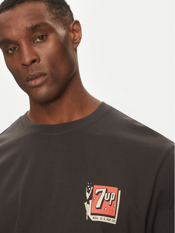 Only & Sons Only & Sons Majica 7Up 22033847 Črna Relaxed Fit