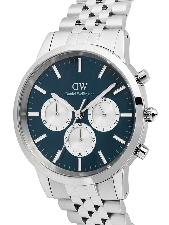Daniel Wellington Годинник Daniel Wellington Iconic Chronograph DW00100874 Срібний