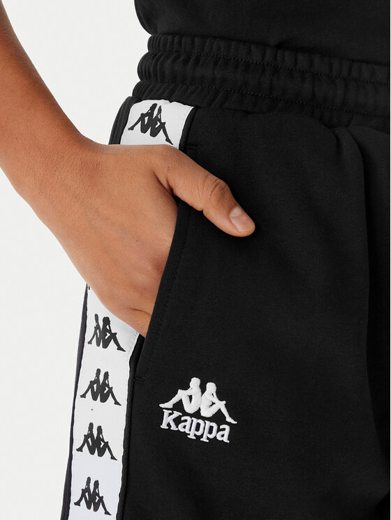Kappa Kappa Pantaloncini sportivi Banda Ivissa 361R6NW Nero Regular Fit