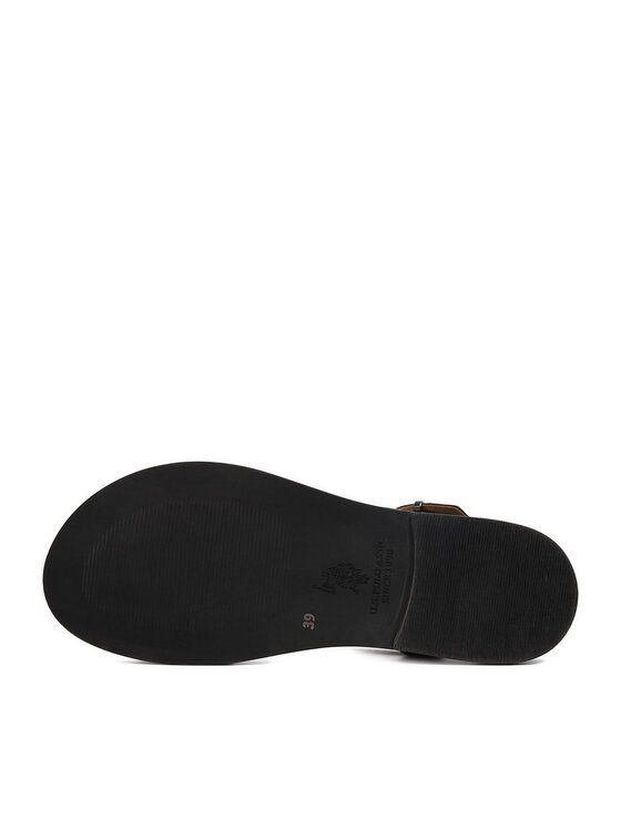 U.S. Polo Assn. Босоніжки U.S. Polo Assn. EO-ADELI001W/6L1 Срібний