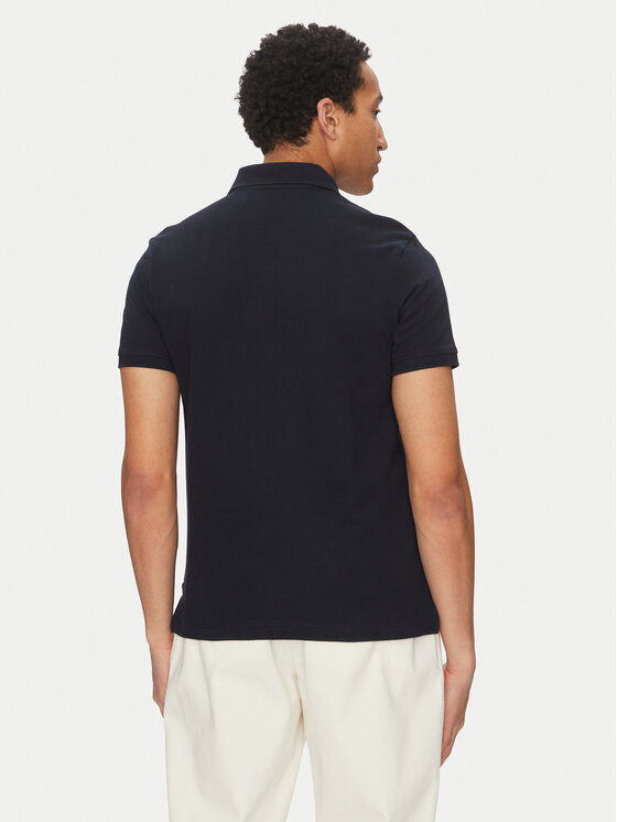 Tommy Hilfiger Tommy Hilfiger Polo majica Vertical MW0MW38951 Mornarsko modra Regular Fit