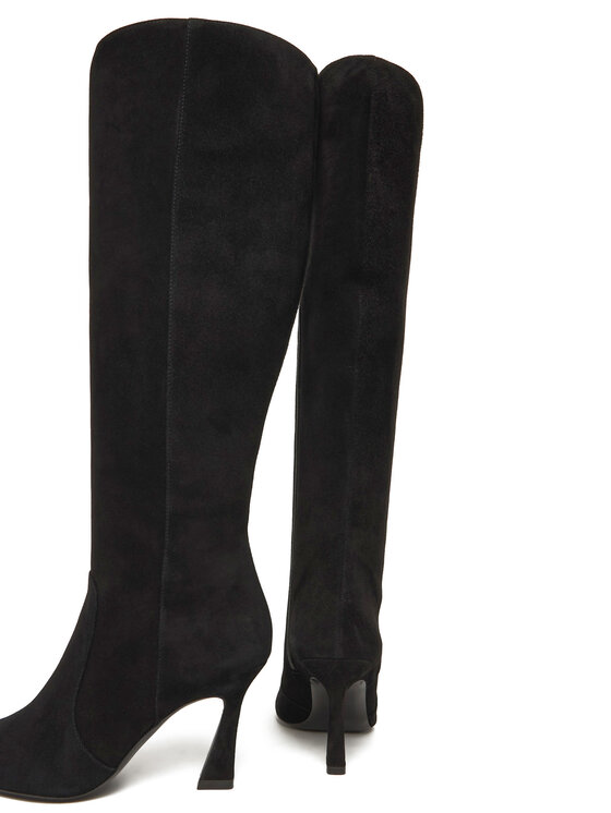 Stuart Weitzman Чоботи Stuart Weitzman Vinnie Zip SM588 Чорний