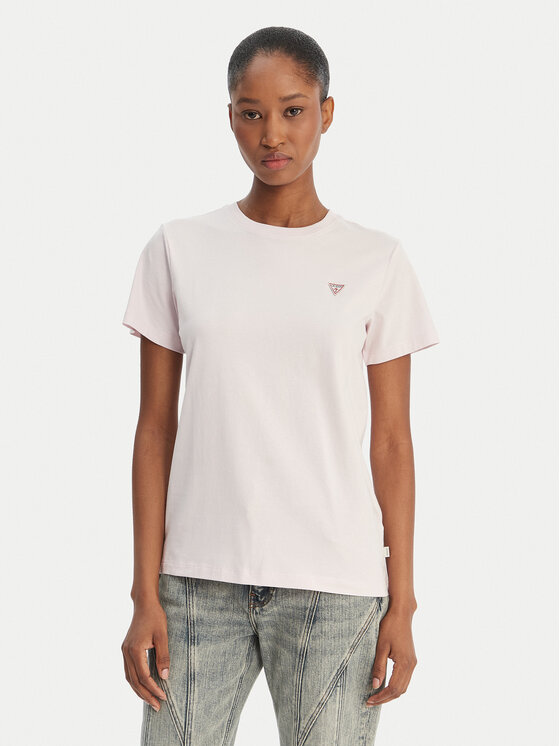 Guess Jeans Guess Jeans Camiseta W4YI10 J1314 Rosa Regular Fit