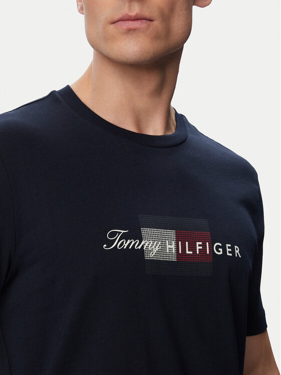 Tommy Hilfiger Tommy Hilfiger Camiseta MW0MW43226 Azul marino Regular Fit