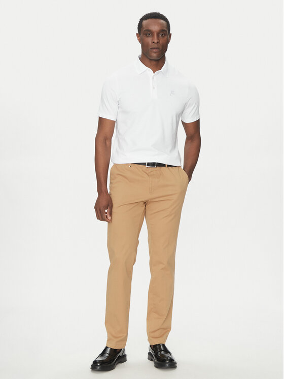 KARL LAGERFELD KARL LAGERFELD Polo majica 745750 500221 Bela Regular Fit