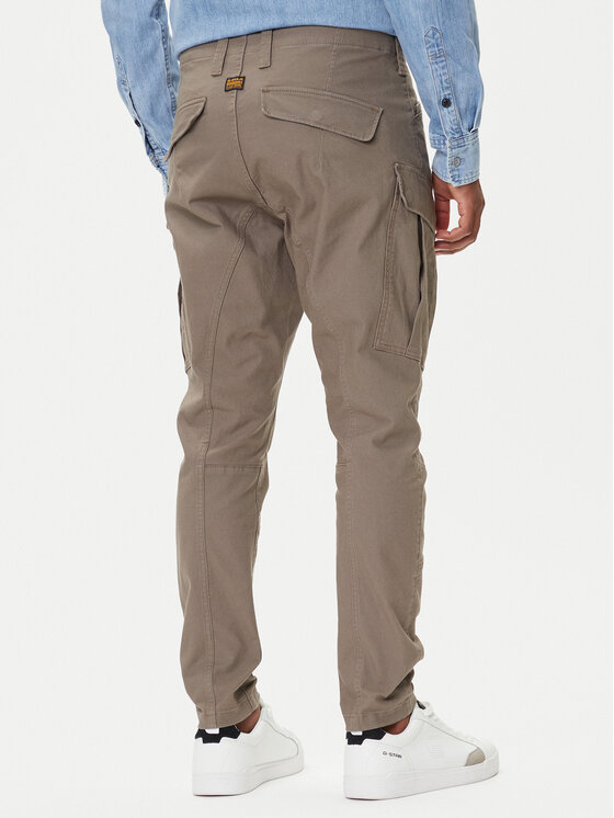 G-STAR G-Star Raw Medžiaginės kelnės Zip Pocket 3D D24307-E172 Žalia Skinny Fit