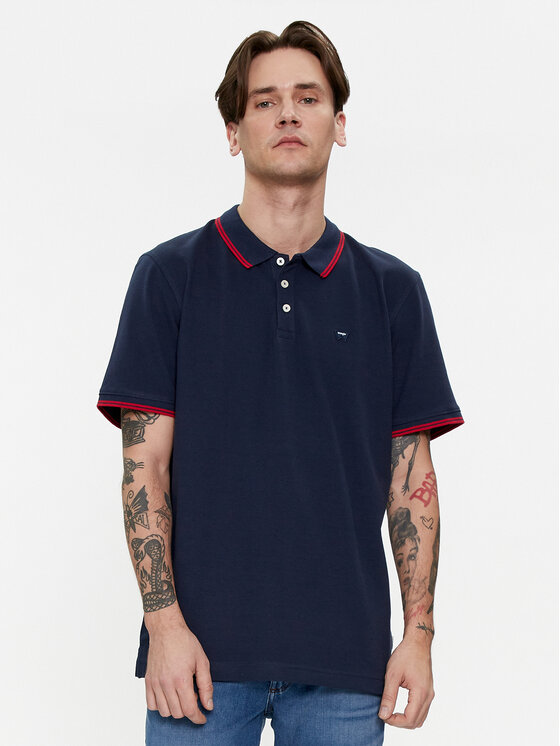 Wrangler Wrangler Polo 112350403 Azul marino Regular Fit