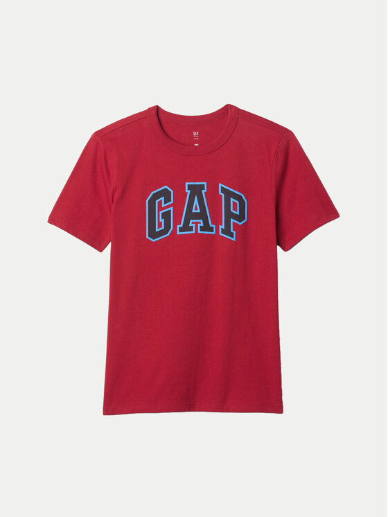 Gap Gap Футболка 605364 Бордовий Regular Fit