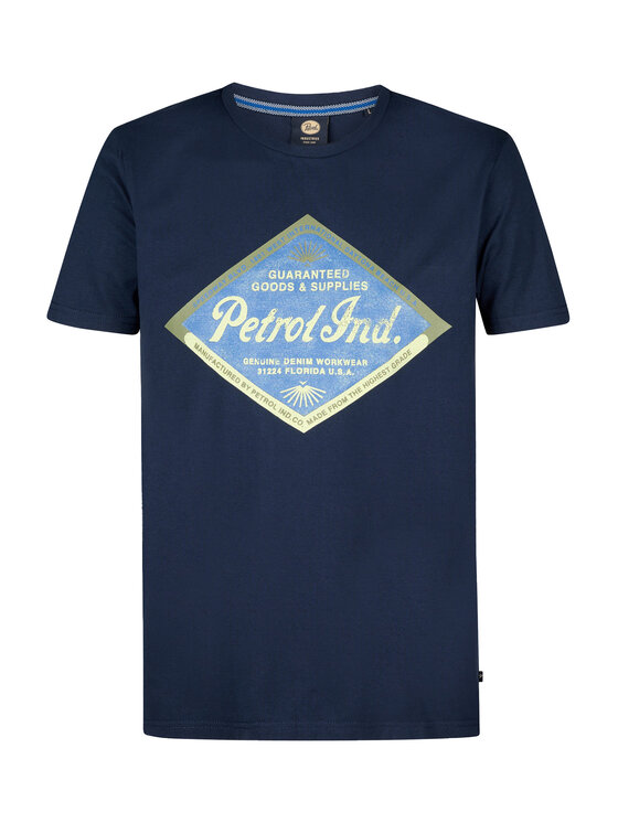 Petrol Industries Petrol Industries Camiseta M-1050-TSR634 Azul marino Regular Fit