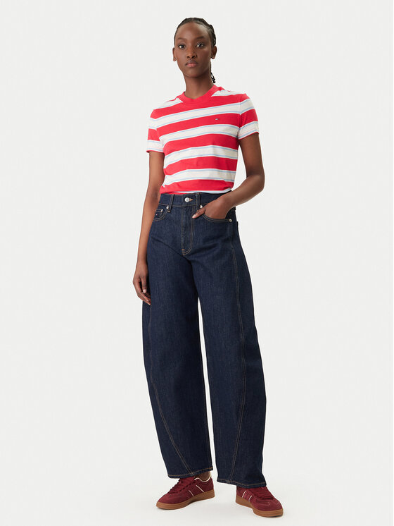 Tommy Jeans Tommy Jeans Camiseta DW0DW21834 Rojo Regular Fit