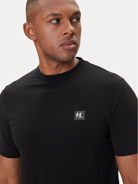 KARL LAGERFELD KARL LAGERFELD Camiseta 755050 554221 Negro Regular Fit