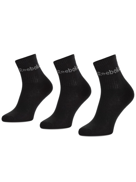 Reebok Ilgos kojinės Reebok Act Core Crew Sock 3p DU2971 Juoda