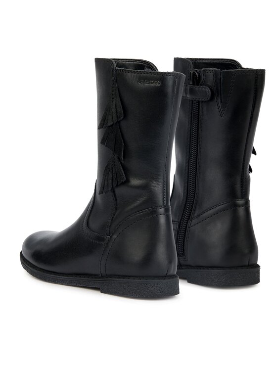 Geox Cizme Geox J Shawntel Girl J364EC 00043 C9999 S Negru