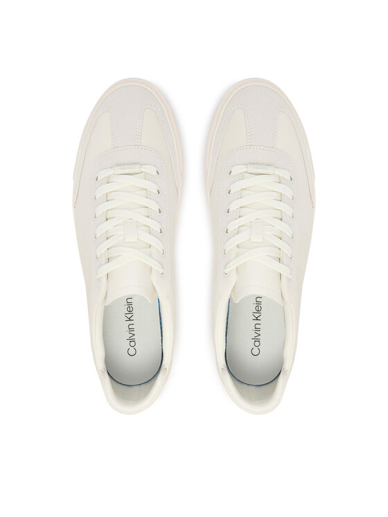 Calvin Klein Laisvalaikio batai Calvin Klein Basket Cupsole Lup Wt Lth HM0HM02133 Balta