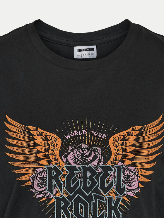 Noisy May Noisy May Top Rebel 27034002 Crna Oversize