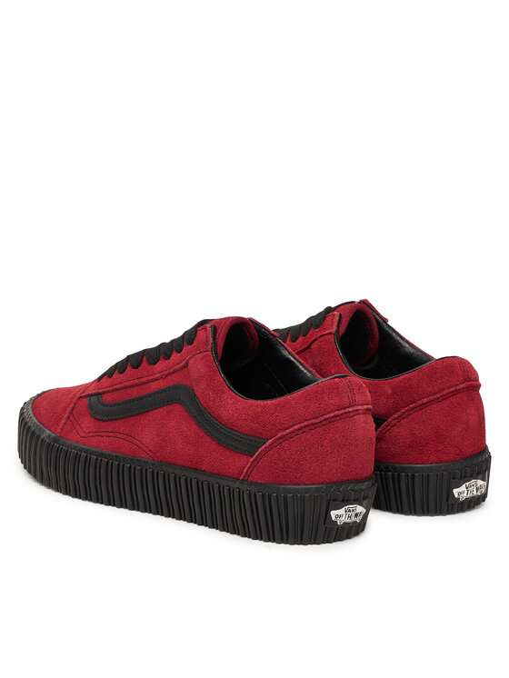 Vans Sneakersy Vans Old Skool Creeper VN000DCEBRD1 Bordová
