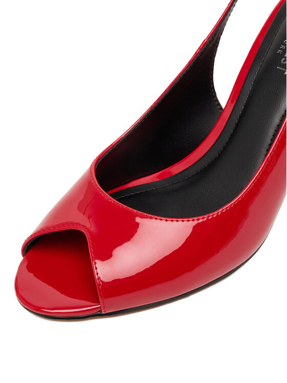 Nine West Sandały Nine West EO-TS6376-01 Czerwony ciemny