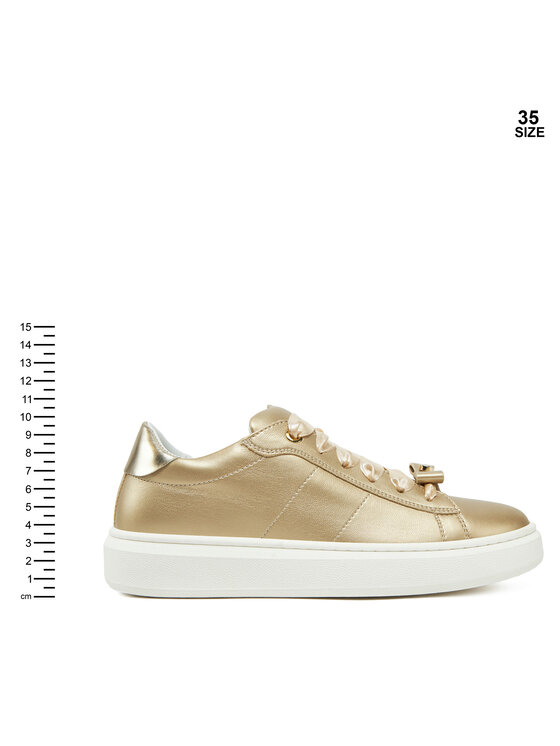 Calvin Klein Jeans Sneakers Calvin Klein Jeans Low Cut Lace-Up Sneaker V4A9-83046-1322 S Auriu