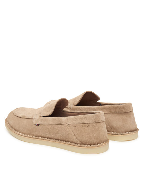 Tommy Hilfiger Мокасини Tommy Hilfiger Stitchdown FM0FM05782 Бежов