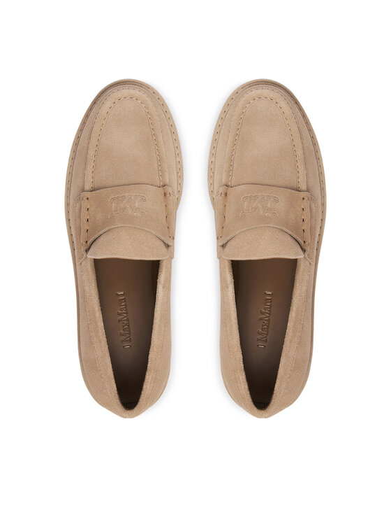 Max Mara лоуфъри с дебела подметка Max Mara Mxaafelio 2624526032600 Бежов