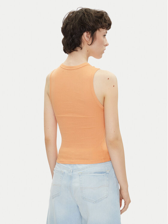 Pepe Jeans Pepe Jeans Топ Viv PL506032 Оранжевий Slim Fit