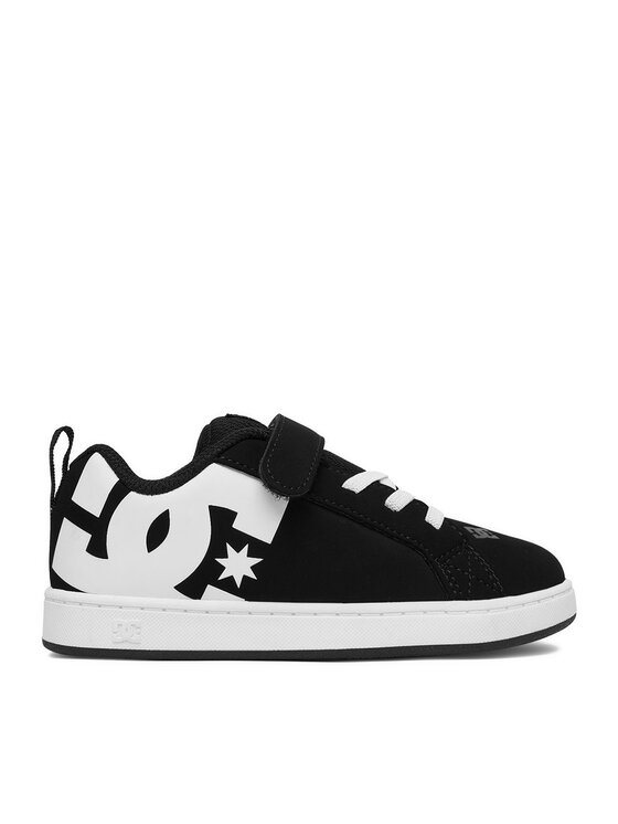 DC Shoes Снікерcи DC Shoes EO-COURT GRAFFIK ELASTIC TODDLER DC02547002 Чорний