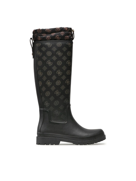 Guess Гумові чоботи Guess Reisa FL7REI FAL11 Чорний