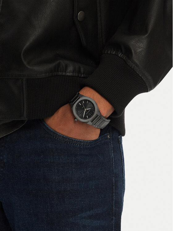 Armani Exchange Годинник Armani Exchange Sync AX4300 Сірий