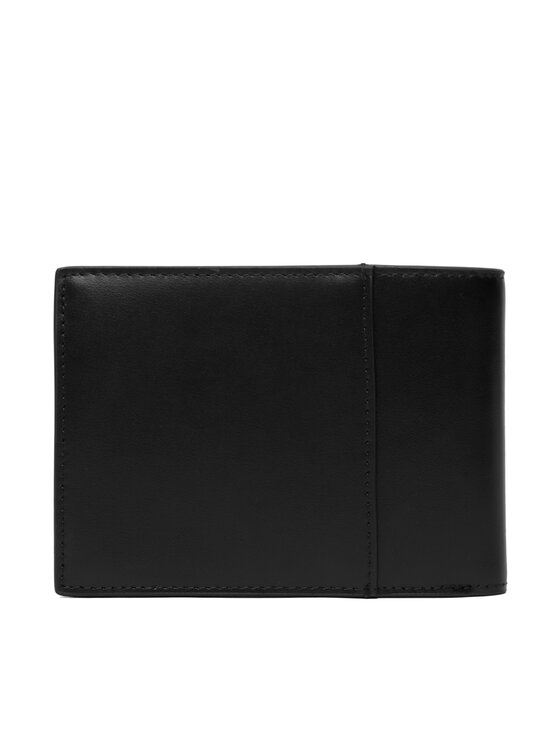 Calvin Klein Портфейл Calvin Klein Raised Ew Trifold LV04D1228G Черен