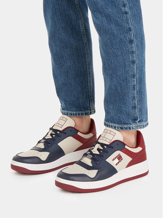 Sneakersy Tommy Jeans Tjm Basket Premium Color EM0EM01256 Modrá | Eobuv.cz