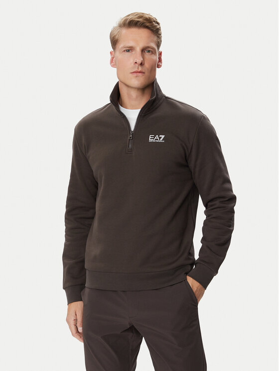 EA7 Emporio Armani EA7 Emporio Armani Sudadera 8NPM35 PJVTZ U6027 Marrón Modern Fit