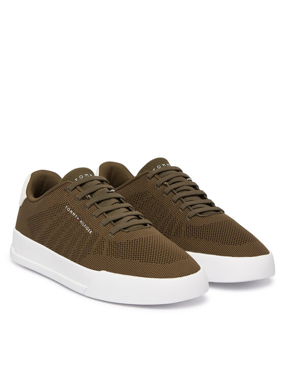 Tommy Hilfiger Αθλητικά Tommy Hilfiger Th Court Knit FM0FM05823 Πράσινο