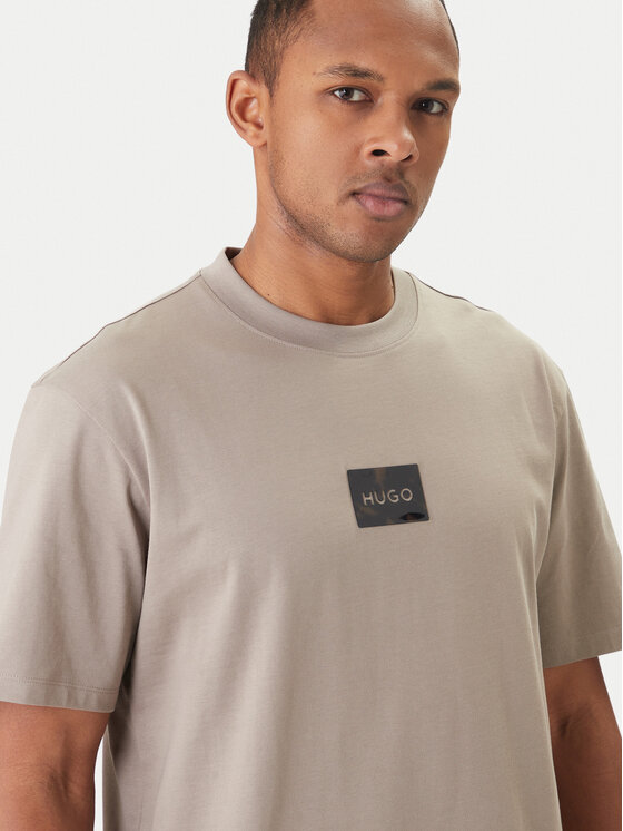 HUGO HUGO Camiseta Dumeon 50557445 Beis Regular Fit