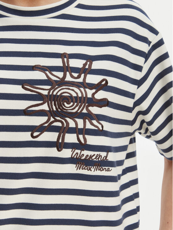 Weekend Max Mara Weekend Max Mara Camiseta Sabato 2615941112 Azul marino Regular Fit