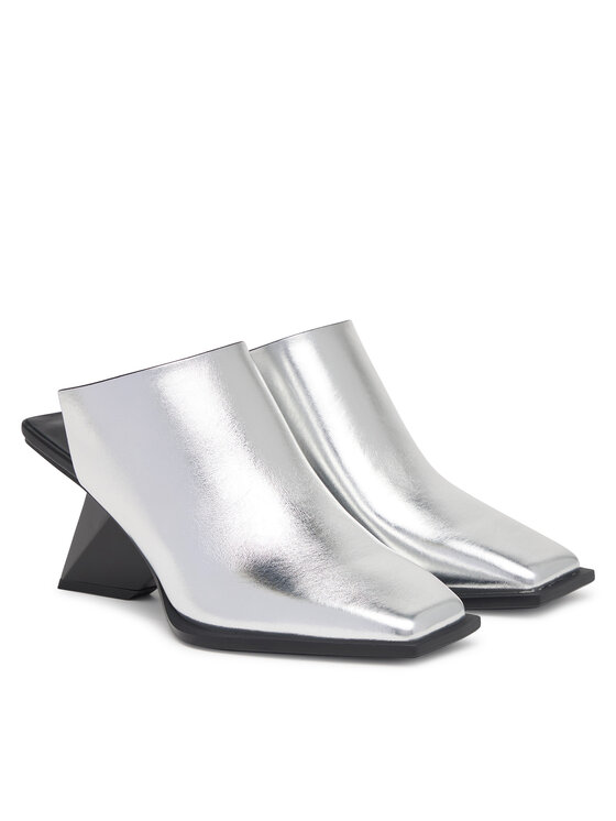 United Nude Şlapi United Nude Rockit Mule III 1104214116 Argintiu