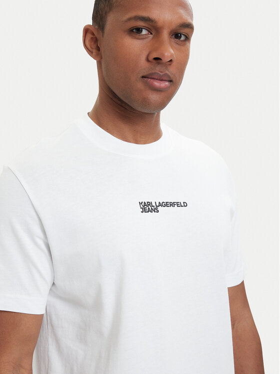 Karl Lagerfeld Jeans Karl Lagerfeld Jeans Camiseta B2M17090 Blanco Relaxed Fit