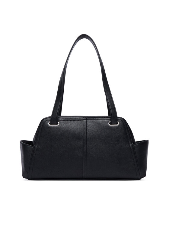 Calvin Klein Geantă Calvin Klein Pockets Monologo Shoulder Bag LV04F3688G Negru