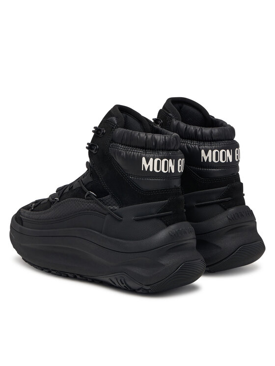 Moon Boot Sniego batai Moon Boot Moon 247 Xlace Mid 80D2490030 S Juoda