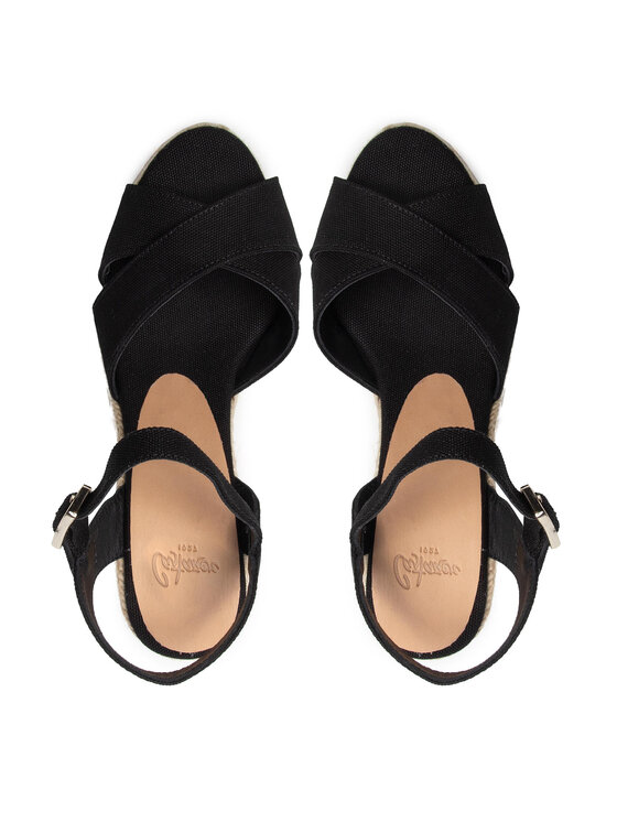 Castañer Espadrilky Castañer Blaudell/8ED/001 020998-100-35 Čierna