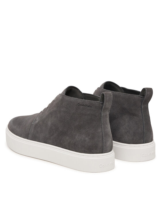 Calvin Klein Trzewiki Calvin Klein Hybrid Clean Mid Lace Up Su HM0HM02254 Szary