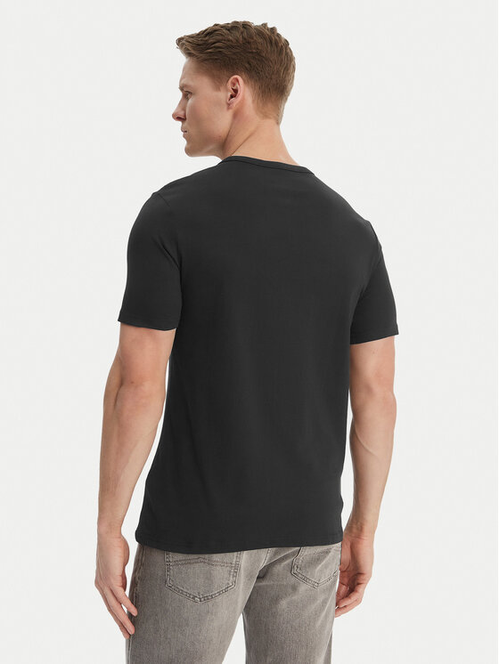 Tommy Hilfiger Tommy Hilfiger Conjunto de camisetas UM0UM03865 Negro Regular Fit
