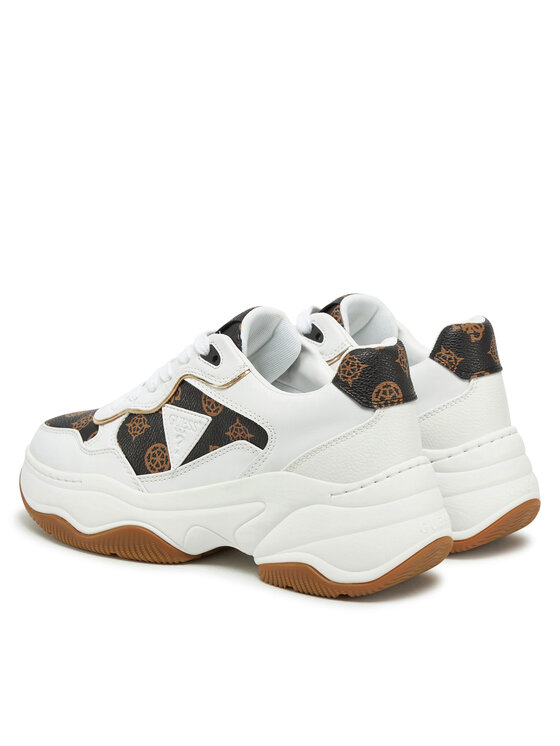 Guess Sneakersy Guess FLPHAP FAL12 Biały